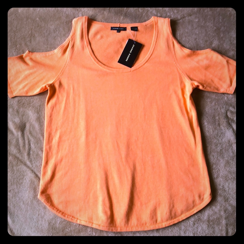 Jeanne Pierre women’s size L cold shoulder knit